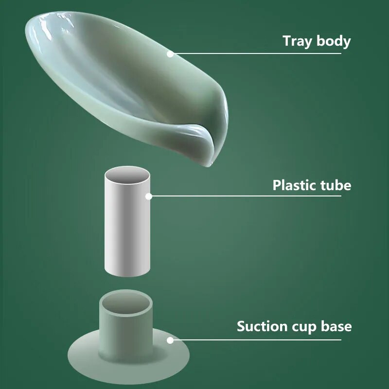 Levél alakú szappandoboz lefolyó szappantartó doboz fürdőszobai kiegészítők WC mosoda Szappandoboz Fürdőszoba kellékek tálca modulok