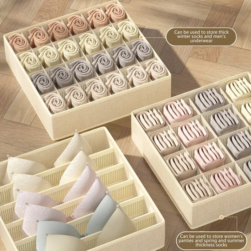 Kutija za čarape Kutija za donje rublje Gaćice Grudnjak za kućanstvo Organizator kutija za pohranu