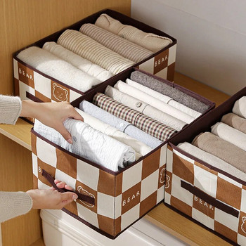 Органайзери за дрехи Кутии за съхранение на спални шкафове Чекмеджета Органайзери за дрехи Бельо Гардероб Органайзер за съхранение на дрехи