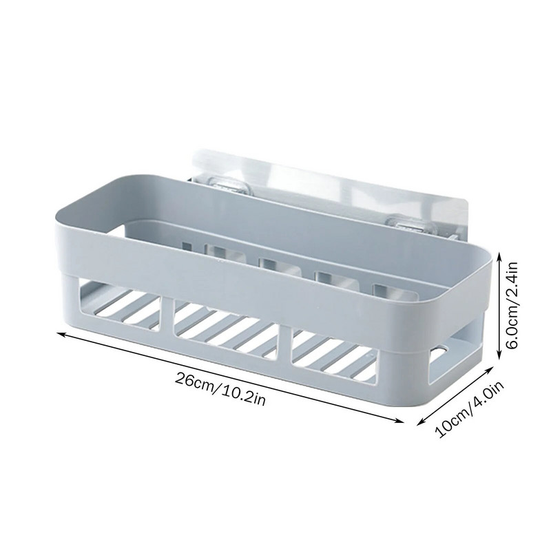 Kupaonski stalak Zidne kupaonske police za pohranu Zidna pohrana WC-a Ručno pranje bez bušenja Potrepštine za kućanstvo