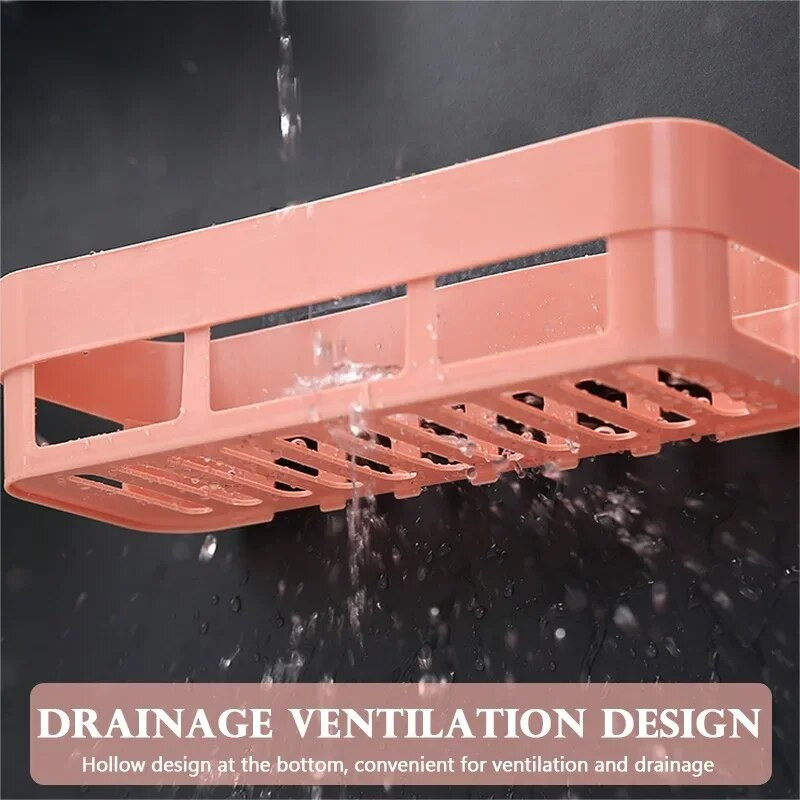 Kupaonska polica Košara za pohranu Organizator WC Ljepilo Šampon Gel Dekoracija Kupaonski kutak Polica za tuš Polica Dodaci