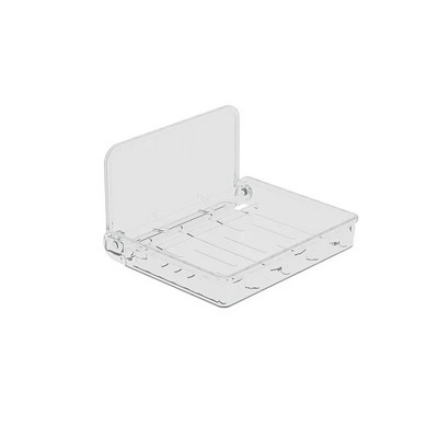 Hatékony és kényelmes összecsukható tárolópolc fürdőszobai cikkekhez Falra szerelhető szekrényes tárolódoboz