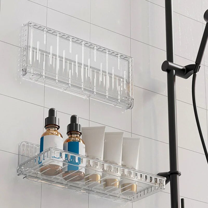 Hatékony és kényelmes összecsukható tárolópolc fürdőszobai cikkekhez Falra szerelhető szekrényes tárolódoboz