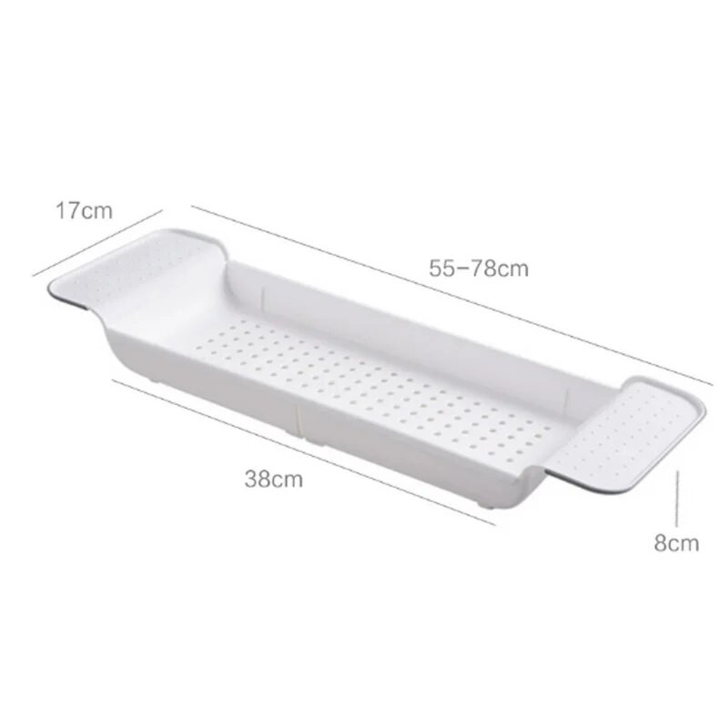 Daugiafunkcinis ištraukiamas vonios laikymo stovas vonios padėklas lentyna vonios rankšluosčių laikymo lentyna virtuvės kriauklės kanalizacijos laikiklis