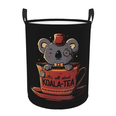 Kawaii pripijena košara za rublje Koala Bear, sklopiva velika posuda za pohranu odjeće, košara za bebe