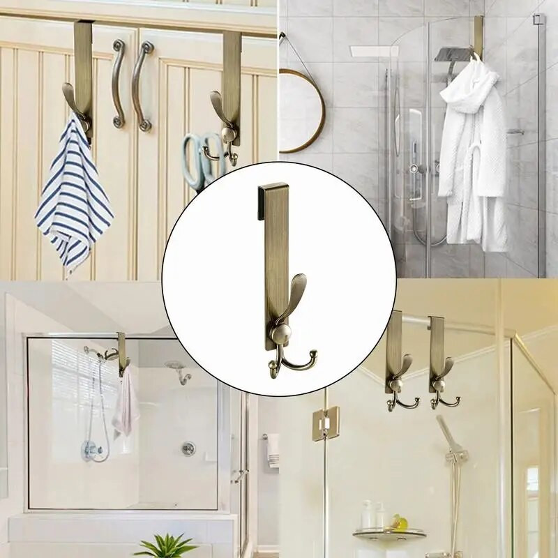 Dušo stiklo durelių kabliukai nerūdijančio plieno stiklo durų kabliukai vonios kambariui ir dušo rankšluosčių kabliukai Sunkios apkrovos stovo kabliukai vonios kambariui