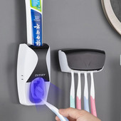 Automatski dozator paste za zube Plastični Lazy 5 Držač četkice za zube Cjedilo Police za kupaonicu Pribor za kupanje