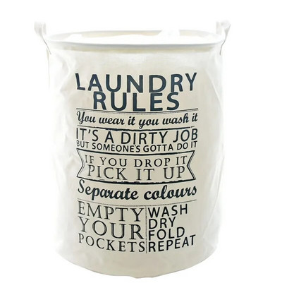 Fürdőszoba Piszkos szennyes kosár Összehajtható Mosodai Ruhák Hampertáska Otthoni Tárolótáska Rendezők Pamutkosár Kiegészítők