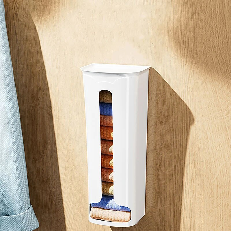 Tárolódobozok Fehérnemű Szervező Szekrény Fali Akasztó Doboz Bugyi Ruhásszekrény Háztartási Zokni Tartó Szemetes Műanyag zacskó adagoló