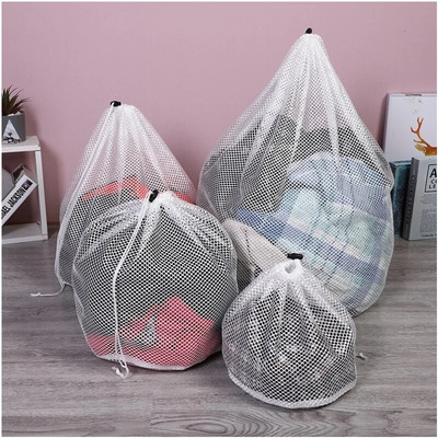 laundry bag foldable Fine Net Washing Machines Dirty basket Travel Shoes organizer Mesh Bags Woman Bra Clothes care accessories