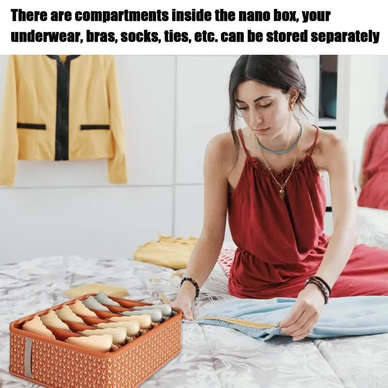 Kutija za pohranu donjeg rublja i čarapa Organizator za grudnjak Pregrada za ladicu Prijenosni organizator za donje rublje za ladicu Organizator za ladice za čarape