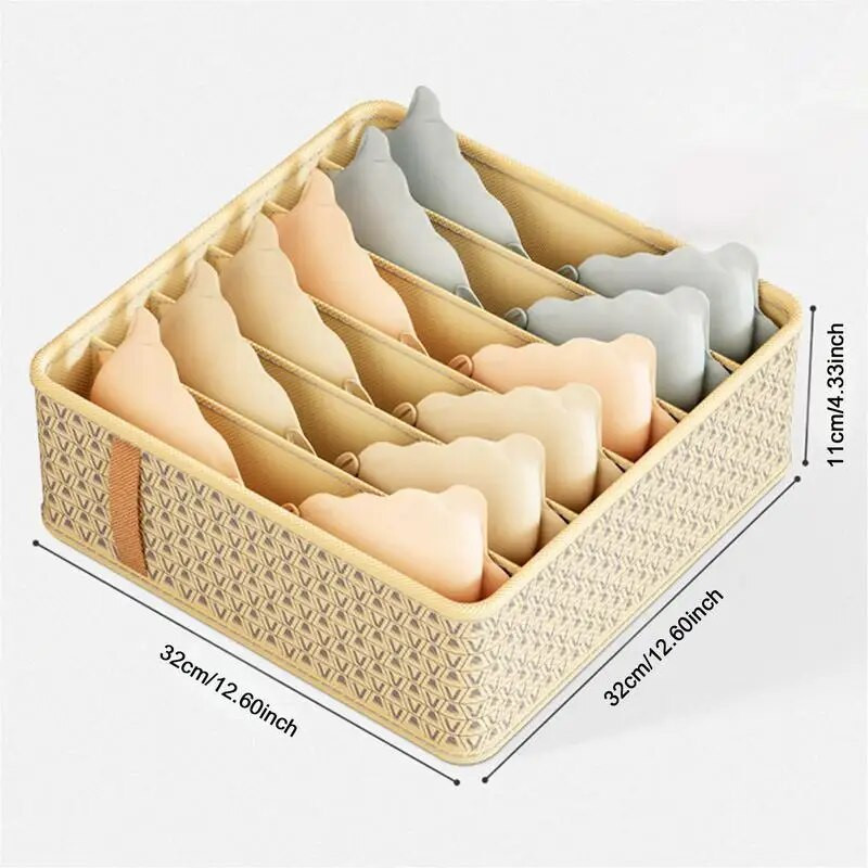 Kutija za pohranu donjeg rublja i čarapa Organizator za grudnjak Pregrada za ladicu Prijenosni organizator za donje rublje za ladicu Organizator za ladice za čarape