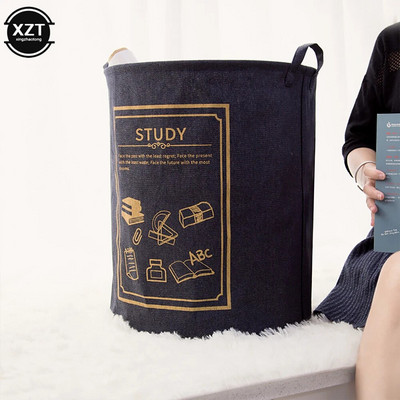 Καλάθι ρούχων Πτυσσόμενο για βρώμικα ρούχα για παιδιά Βρεφικά Παιδιά Παιχνίδια Καμβάς Wasmand Μεγάλος Αποθηκευτικός Χώρος Οργάνωση γραφείου σπιτιού