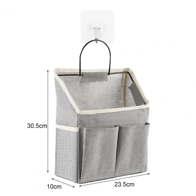 Velika viseća košara za rublje Vreća za pohranu Sklopivi organizator za prljavu odjeću Oxford Cloth Odjeća s više džepova Spremište igračaka Kuća