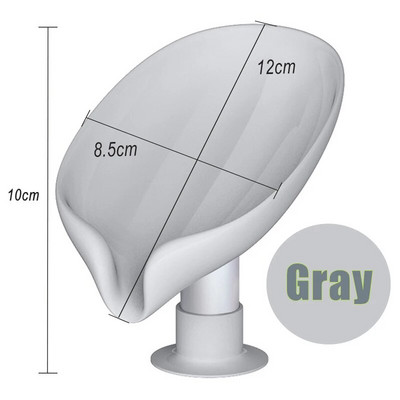 Levél alakú szappandoboz Lefolyó szappantartó Fürdőszoba kiegészítők Tapadókorong Szappantartó tálca Szappantartó fürdőszobai szappantartóhoz