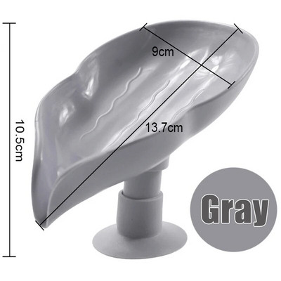 Levél alakú szappandoboz Lefolyó szappantartó Fürdőszoba kiegészítők Tapadókorong Szappantartó tálca Szappantartó fürdőszobai szappantartóhoz