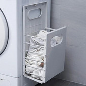 Magnetna košara za rublje Izdržljiva sklopiva košara Svestrana sklopiva košara za rublje Prostrano rješenje za pohranu s za kupaonicu