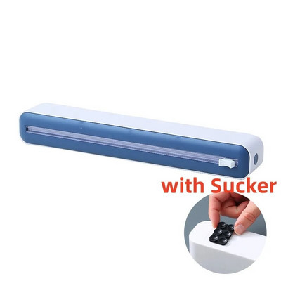 2in1 ABS apvyniojimo dozatorius lipnios plėvelės dozatorius plastiko įvyniojimo dozatorius aliuminio folijos pergamentinio popieriaus purkštukas virtuvės įrankis