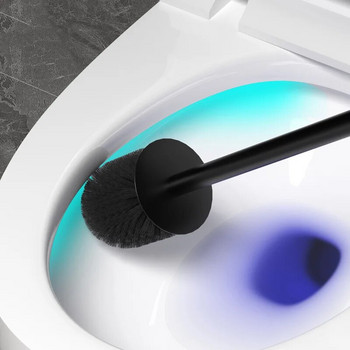 Βούρτσα τουαλέτας θήκη τουαλέτας αξεσουάρ μπάνιου Creative τοίχου κράμα αλουμινίου Σετ Βούρτσα Τουαλέτας Βούρτσα Τουαλέτας