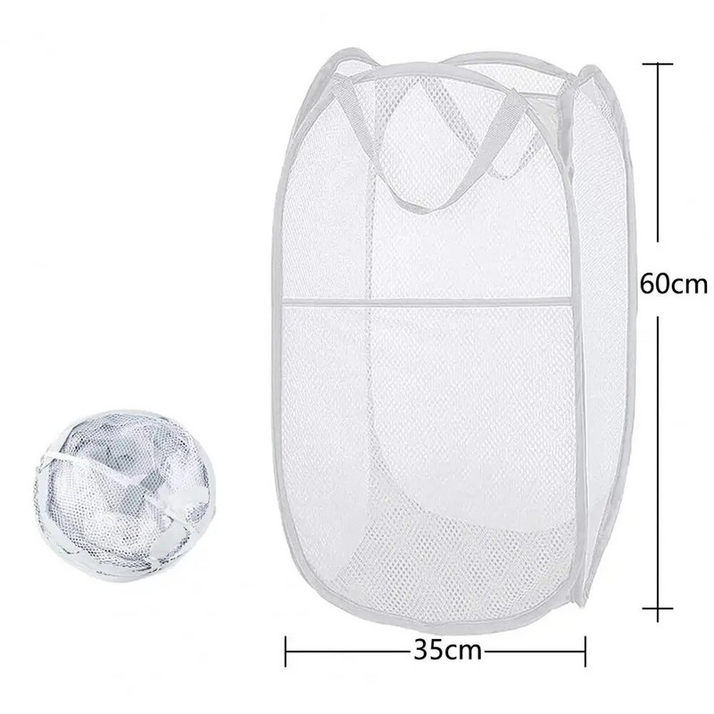 Košara za rublje velikog kapaciteta, otporna na habanje, košara za rublje, ojačana ručka, sklopiva najlonska košara za prljavu odjeću za dom