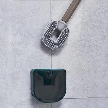 Βούρτσα τουαλέτας διανομής σαπουνιού με βάση TPR βούρτσα καθαρισμού σιλικόνης μακριάς λαβής Wc βούρτσες τουαλέτας Αξεσουάρ μπάνιου