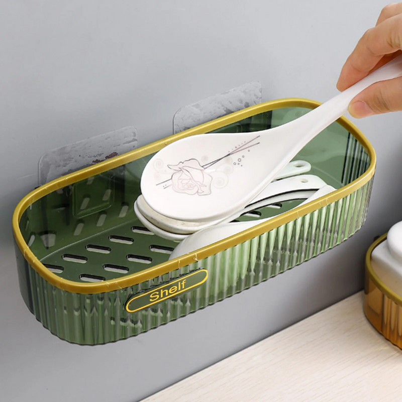 Tuš Caddy Polica za organizatore Polica za tuširanje bez bušenja i brzo sušenje za tuš kabinu Kupaonica Kuhinja Stalak za pohranu Kupaonica