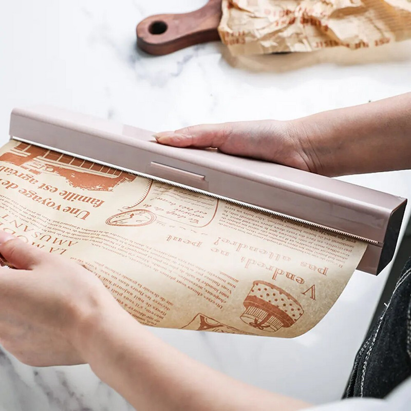 Magnetilise klammerduva ümbrise jaoturi rullkorpus plastikust ümbrise jaoturi lõikur säilituskile kast Köögitarvikud toiduplast