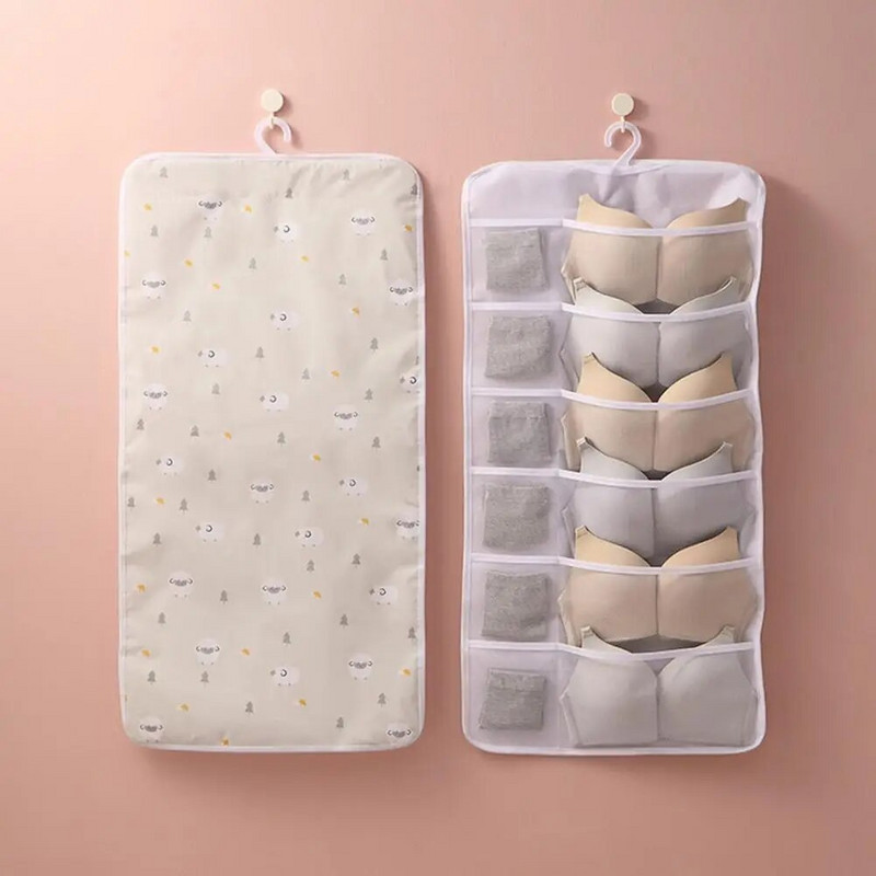 6/12/18 Rešetke Torba za pohranu donjeg rublja Sklopiva torba za pohranu odjeće Torba za vješanje Čarape Grudnjak Stalak za donje rublje Vješalica Vrećice za pohranu Organi