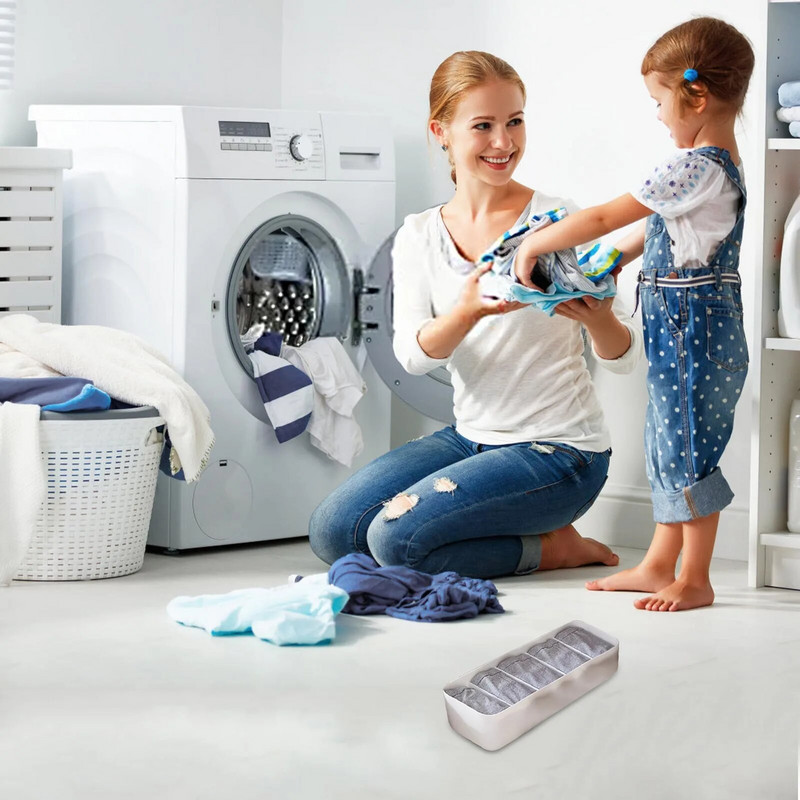 Didelės tvarkyklės ir laikymo tinklelis kojinių laikymo dėžutė plastikinė apatinių kelnaičių laikymo dėžė Stalinis stalčius skalbinių laikymo krepšiai