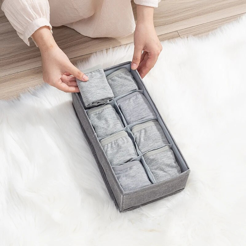 Ladica Kutija za pohranu Kutija za pohranu donjeg rublja Sklopivi ormar Kutija za pohranu grudnjaka Prikladna za dom Spavaća soba Samostalne čarape Kratke hlače