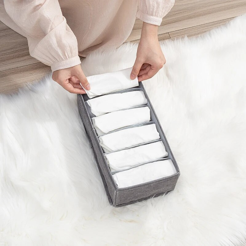 Ladica Kutija za pohranu Kutija za pohranu donjeg rublja Sklopivi ormar Kutija za pohranu grudnjaka Prikladna za dom Spavaća soba Samostalne čarape Kratke hlače