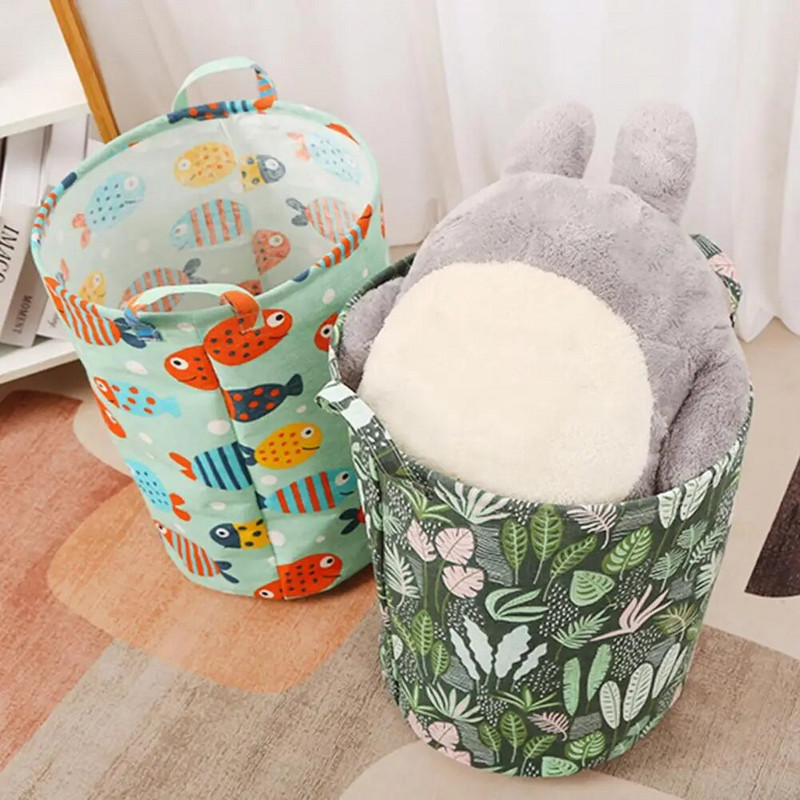 Sandėliavimo krepšelis Didelės talpos sulankstomas, stipriai laikantis laikymo laikiklis Žaislai Įvairūs daiktai Nešvarūs drabužių krepšelis Namų reikmenys