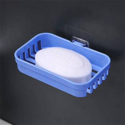 Muilo dėžutė be smūgių Sienoje montuojama vieno dvigubo sluoksnio siurbimo taurė prie sienos pakabinama muilo lentynėlė Vonios kambario stovo virtuvės laikymo dėžutė