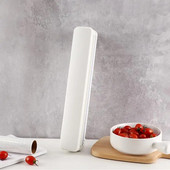 Tvirtinimo folijos plėvelės įvyniojimo dozatorius Maisto įvyniojimo dozatorius Plastikinis aštrių pjaustytuvų laikiklis Laikiklis Virtuvės įrankių priedai