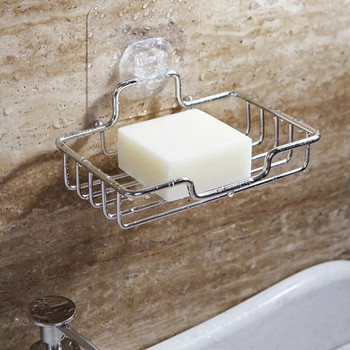Стенен държач за сапун от неръждаема стомана Гъба за баня Съд Рафт за душ Рафт за съхранение Домашна скоба Аксесоари