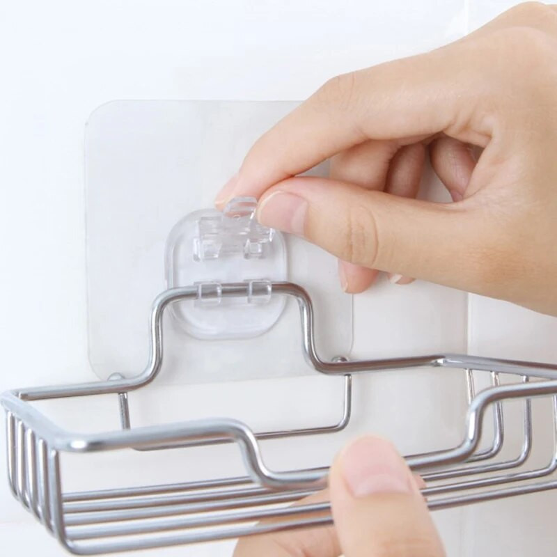 Zidni držač za sapun od nehrđajućeg čelika Kupaonska spužva za posuđe Tuš Polica za odlaganje Kućni nosač Pribor