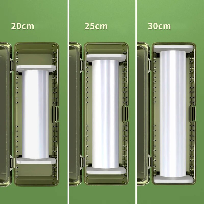 Plastikinė plėvelė, pripildoma dėžutė, aliuminio folija, vaškinio popieriaus pjaustytuvas maisto įvyniojimo dozatorius maisto įvyniojimo dozatorius virtuvės įrankių reikmenys