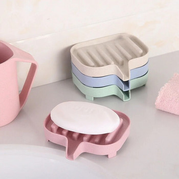 Βάση σαπουνιού για πιάτα για σαπούνι μπάνιου Easy Clean Αντιολισθητικό κουτί αποθήκευσης Δίσκος δοχείου σαπουνιού αποστράγγισης Δίσκος Keep Dry Storage Organizer Supplies