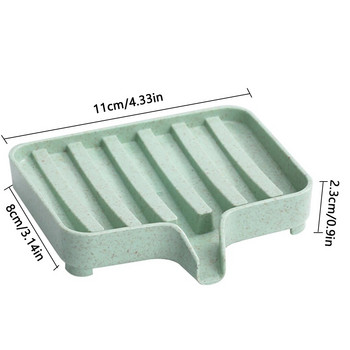 Сапунерка за баня Държач за сапун Лесно почистване Нехлъзгаща се кутия за съхранение Отцеждащ се контейнер за сапун Тава Поддържайте сухо съхранение Органайзер Консумативи