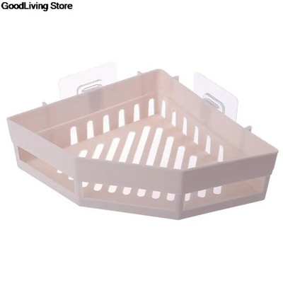 1vnt trikampė dušo laikymo lentyna Vonios kampinė vonios lentyna laikiklio laikiklis Organizatoriaus siurbimo puodelio dizainas