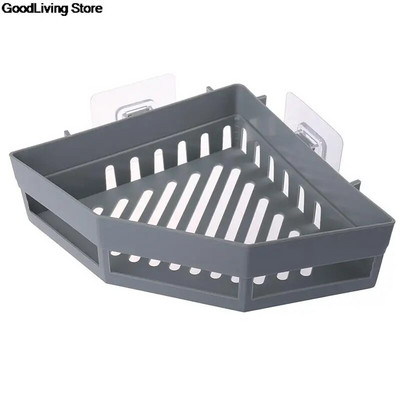 1vnt trikampė dušo laikymo lentyna Vonios kampinė vonios lentyna laikiklio laikiklis Organizatoriaus siurbimo puodelio dizainas