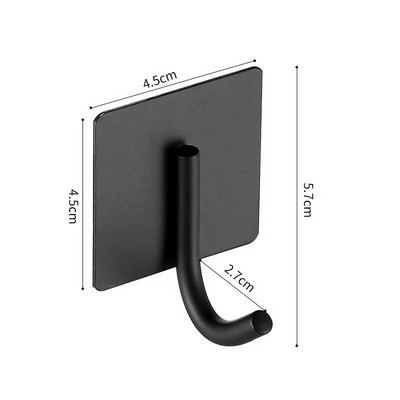 Võtmehoidja Seinakonks Roostevabast terasest tugevast liimiga seinakleebised konksud vannitoakonksud Võtmehoidja Kodutarvikud