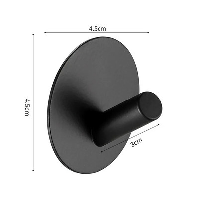 Võtmehoidja Seinakonks Roostevabast terasest tugevast liimiga seinakleebised konksud vannitoakonksud Võtmehoidja Kodutarvikud