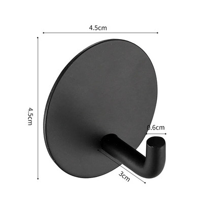 Võtmehoidja Seinakonks Roostevabast terasest tugevast liimiga seinakleebised konksud vannitoakonksud Võtmehoidja Kodutarvikud