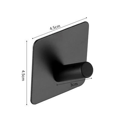 Võtmehoidja Seinakonks Roostevabast terasest tugevast liimiga seinakleebised konksud vannitoakonksud Võtmehoidja Kodutarvikud