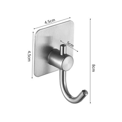 Võtmehoidja Seinakonks Roostevabast terasest tugevast liimiga seinakleebised konksud vannitoakonksud Võtmehoidja Kodutarvikud