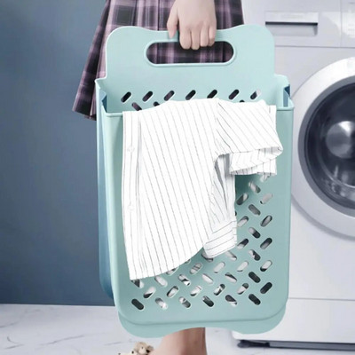 Кошница за органайзери Кошница за мръсно пране за дома, монтирана на стена Без перфорация PP преносима