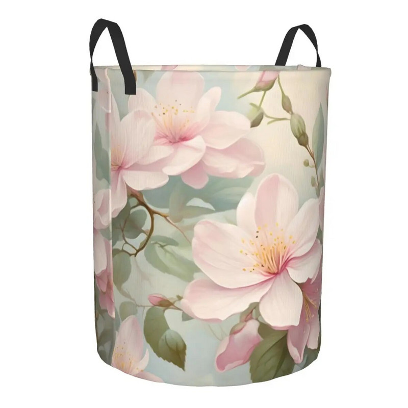 Gėlių raštų skalbimo kliūtis, sulankstoma skalbinių parduotuvė, didelė skalbinių, trukdo namų aksesuarai Valentino Velykų vaikų darželis