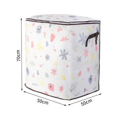 „Houndstooth“ drabužių antklodžių dėžės konteinerių laikikliai su rankenomis audinių laikymo maišeliai su dangčiais miegamojo spintai