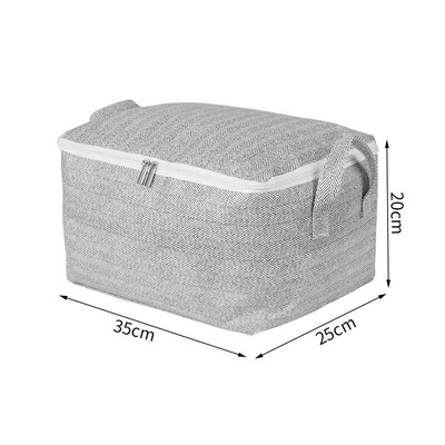 „Houndstooth“ drabužių antklodžių dėžės konteinerių laikikliai su rankenomis audinių laikymo maišeliai su dangčiais miegamojo spintai